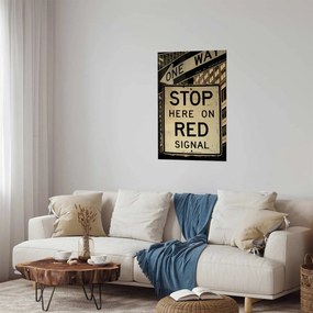 Plakat Znaki drogowe 60x90 cm bez ramy bez marginesu ARTGEIST B