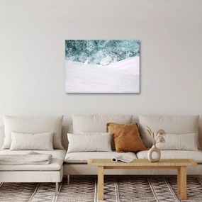 Obraz - Turkusowa abstrakcja (70x50 cm)