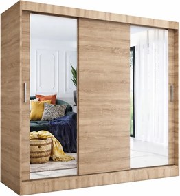 Szafa przesuwna dąb sonoma 200 cm D1-K54