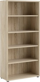 Regał do biura z półkami Prima 4 dąb sonoma