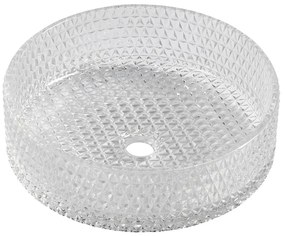 Szklana okrągła umywalka ø 39,5 cm Maragua – Sapho