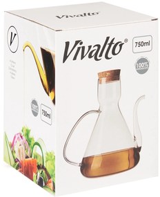 Butelka na oliwę z korkiem VIVAD, 750 ml