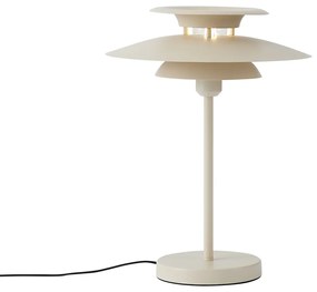 Lampa stołowa w stylu retro beżowa stalowa 45 cm - Pauly