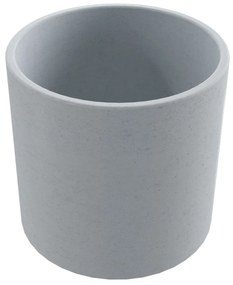 Umywalka betonowa nablatowa okrągła bez otworu na baterię 41 x 40 cm BENE | różne kolory : Kolor - Jasny szary