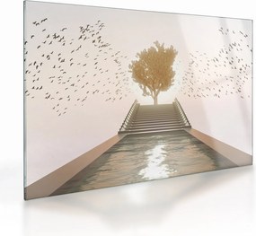 Obraz na szkle - Most do nieznanego (70x50 cm)