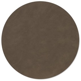 Mata stołowa ze skóry ekologicznej ø 40 cm Circle XL Nupo – LIND DNA
