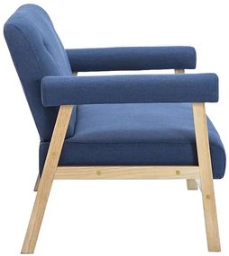 2-osobowa sofa tapicerowana Uxis 2B - granatowa
