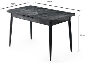 Stół do jadalni Ay Anthracite