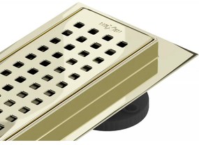 Mexen Flat M08 odpływ liniowy 100 cm, złoty - 1525100-15