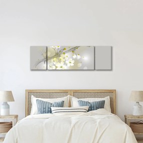 Obraz kwitnącej gałązki (170x50 cm)