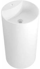 Mexen Ajax-02 umywalka wolnostojąca z konglomeratu 45 x 45 cm, biała mat - 26514500