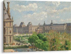 Obraz - Camille Pissarro, Place du Carrousel, Paris, reprodukcje (70x50 cm)