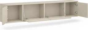 Szafka RTV czterodrzwiowa Zolia 180 cm wisząca - kaszmir