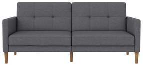 Szara rozkładana sofa 82 cm Lilly – Støraa