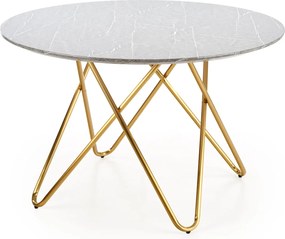 Designerski stół z blatem w kolorze marmuru Bonello