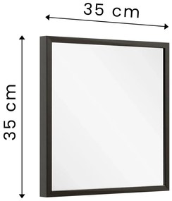 Kwadratowy panel lustrzany 35x35 F6-R75