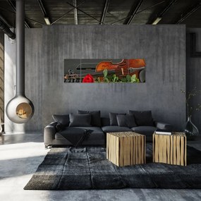 Obraz - Pamięć muzyka (170x50 cm)