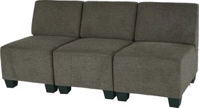 Modułowa sofa 3-osobowa Moncalieri,  brązowy, bez podłokietników