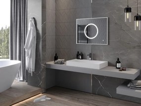 Mexen Koga lustro łazienkowe podświetlane 80 x 60 cm, LED 6000K, antypara - 9821-080-060-611-00