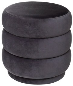 Pufa welurowa SINAN, Ø 40 cm