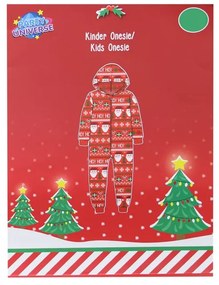 Kombinezon dziecięcy CHRISTMAS ONESIE czerwony - różne rozmiary Wielkość: 122 - 128
