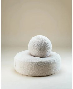 Kremowa poduszka na sofę dziecięcą z materiału bouclé Ball – Wigiwama