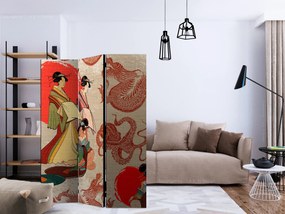Parawan jednostronny Orient 135x172 cm 3-częściowy beżowy ARTGEIST B