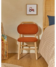 Krzesło dziecięce w kolorze terakoty Helda – Kave Home