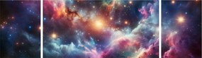 Obraz - Ciemny kosmos (170x50 cm)
