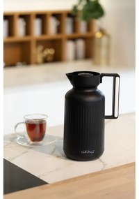 Termos w kolorze matowej czerni 1 l Lungo – Vialli Design