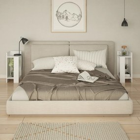 Stolik nocny Elos White, 2 szt.