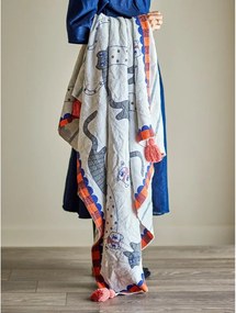 Koc z mieszanki bawełny 130x155 cm Missy – Bloomingville