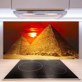Panel Szklany do Kuchni Majestatyczne Piramidy W Gizie
