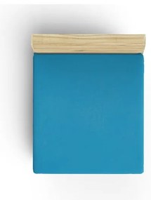 Niebieske bawełniane prześcieradło z gumką 140x190 cm – Mijolnir