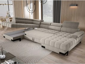 Narożnik SELVA XL Lewostronny z funkcją spania i pojemnikiem AUSTIN 02 WERSAL