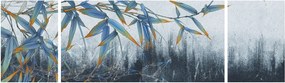 Obraz - Bambus na ścianie (170x50 cm)