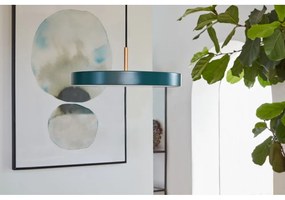Ciemnozielona lampa wisząca LED z metalowym kloszem ø 31 cm Asteria Mini – UMAGE