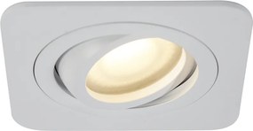 Zestaw 6 okrągłych reflektorów wpuszczanych białych GU10 50 mm, obrotowych i przechylanych IP44 - Alberto