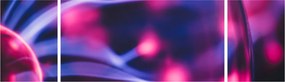 Abstrakcyjny fioletowy obraz (170x50 cm)