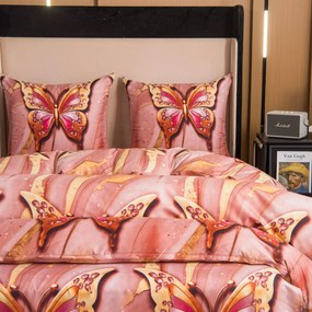 PrzytulneMieszkanie.pl PrzytulneMieszkanie.pl Pościel z mikrofibry MONARELLE różowa Rozmiar pościeli: 70 x 80 cm | 140 x 200 cm