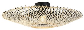 Orientalna lampa sufitowa z bambusa 50 cm - RinaKolonialny Oswietlenie wewnetrzne