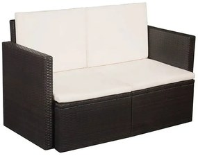 Sofa ogrodowa Jules - brązowa