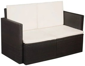 Sofa ogrodowa Mios - brązowa