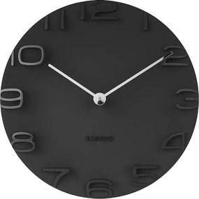 Zegar ścienny On The Edge - Czarny - Ø42cm