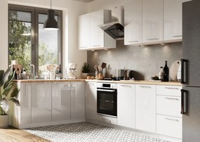 Szafka kuchenna wisząca z ociekaczem 60 VITA W60SU P/L biała połysk STOLKAR