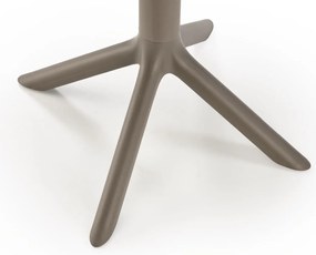 CALVO stół okrągły khaki, nowoczesny, skandynawski, ogrodowy