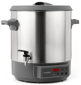 Klarstein Lady Marmalade Stal nierdzewna 27L Garnek do pasteryzacji Srebrny