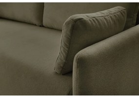 Zielona rozkładana sofa 211 cm Marcel – Bobochic Paris