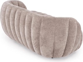 Ciemnobeżowa nowoczesna sofa dwuosobowa do salonu K7-C24
