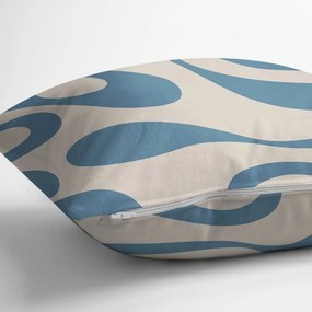 Poszewka na poduszkę 43x43 cm Blue Latte – Mila Home